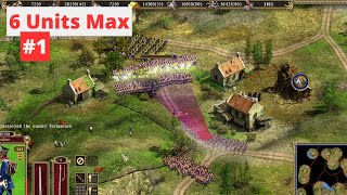 6 Units Max  Cossacks 2 Battle for Europe  Poland Very Hard  Part 1 [upl. by Brenda]