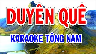 Karaoke Duyên Quê Tông Nam Thành Lý Organ [upl. by Meehsar]