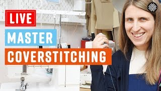 Live Master Coverstitching using professional techniques [upl. by Ijar518]