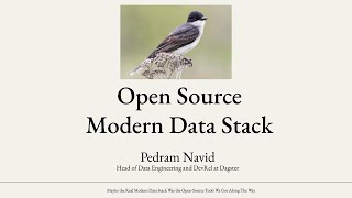 Data Engineering with the Open Source Modern Data Stack From MDS Fest 23 [upl. by Munsey]