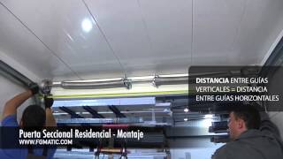 Como Instalar puerta seccional residencial [upl. by Mortensen]