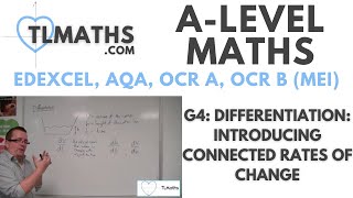 ALevel Maths G405 Differentiation Introducing Connected Rates of Change [upl. by Aissac]