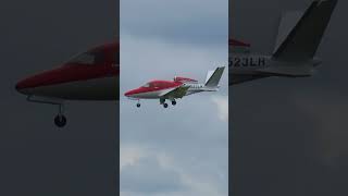 2023 Cirrus SF50 G2 Vision Jet  Landing  New Century AirCenter JCIKIXD  N523LR [upl. by Niabi]