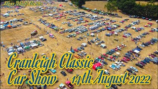 Cranleigh Lions Classic Car Show 4K Drone Footage 2022 [upl. by Witte]