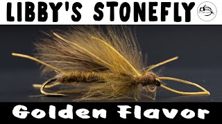 How Could a Trout Resist This Fly  Libbys Stonefly  Golden Flavor  Fly Tying Tutorial [upl. by Orlando]