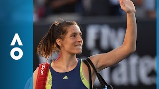 Andrea Petkovic v Petra Kvitova match highlights 1R  Australian Open 2018 [upl. by Einot]