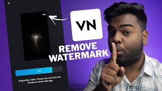 How to Remove Watermark in VN App Free  Official App Hidden Setting in VN App [upl. by Anura]