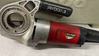 Ridgid 600 Pipe Threader R324 [upl. by Raamal480]