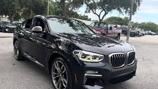 2019 BMW X4 M40i Sports Activity Carbon Black [upl. by Demetria750]