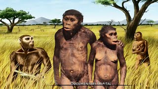 मनुष्य कैसे बने how did humans come to be Species of primitive humans and their life aadimanav [upl. by Norvil]