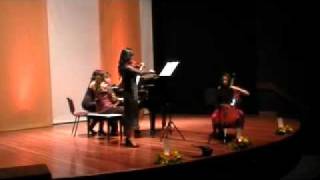 Delavigne Ph Sonate V quotLa Persanquot violín cello piano [upl. by Arevle]