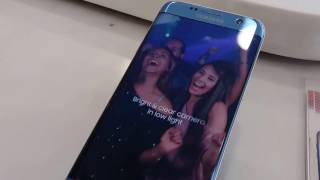 Samsung Galaxy S7 Edge Blue Coral  HandsOn  First Look [upl. by Aicsile]