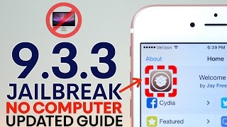 iOS 933 Jailbreak NO Computer Updated Guide [upl. by Kimura254]