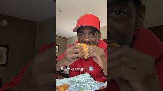 Crabby Patty  ASMR  Daniel Howard Wendys Spongebob CrabbyPatty daneats bigdfood [upl. by Aushoj]