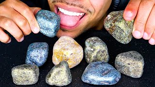 ASMR EDIBLE ROCKS CHOCOLATE NOT REAL PRANK NO TALKING JERRY EATING MUKBANG LOUD CRUNCHING SOUNDS [upl. by Florin]