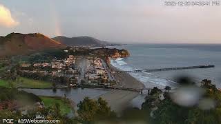 Avila Beach Overlook Webcam Recap Dec 20 2023 [upl. by Nylynnej713]