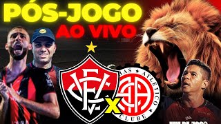 VITÓRIA 3x0 ATLÉTICO DE ALAGOINHAS PÓSJOGO [upl. by Asilrahc]