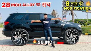 😱🔥28 inch Alloy Wheels का सच जानलो 😱🔥Black ENDEAVOUR Modified 28 INCH Alloy Wheels 8Lakh [upl. by Zoa209]