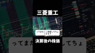 三菱重工、決算の瞬間 株 投資株式投資 デイトレ 日本株 [upl. by Madda829]