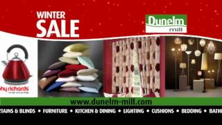 Dunelm Mill Winter Sale TV Commercial  Jennifer Johnston Scottish Female Voiceover [upl. by Ivers]