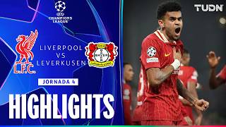 HIGHLIGHTS  Liverpool vs Bayer Leverkusen  UEFA Champions League 2425  TUDN [upl. by Gertrude]