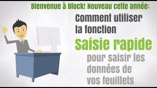 HampR Block logiciel d’impôt  Saisie de données rapide [upl. by Pillyhp]