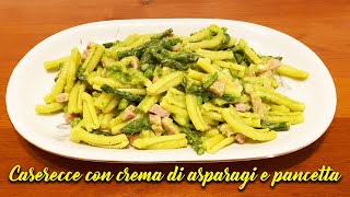 CASERECCE con CREMA di ASPARAGI e PANCETTA🥓 [upl. by Apthorp]