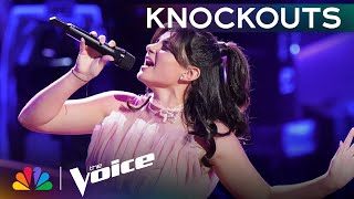 ThirteenYearOld Julia Roome Performs Sias quotUnstoppablequot Flawlessly  The Voice Knockouts  NBC [upl. by Tocci]