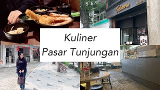 Kuliner di Pasar Tunjungan Surabaya  Depot Juang 45 dan Kokoro Kubari [upl. by Muncey619]