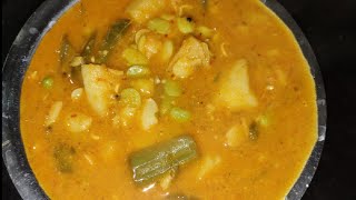 Hitikida avare bele saaru  Hitikida bele recipe  Veg Aduge Mane  ಹಿತಿಕಿದ ಅವರೇಕಾಳು [upl. by Wittie]