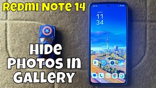 How to Hide Photos in Gallery on Redmi Note 14  Secure Folder on Redmi Note 14 [upl. by Ynattib227]