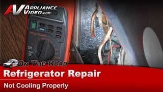 Frigidaire Refrigerator Repair  Not Cooling  Compressor [upl. by Happ]