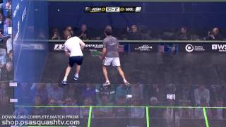 Squash  Is this Ramys best single game of squash ever [upl. by Alliuqal]