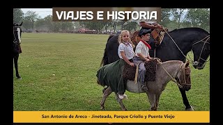 San Antonio de Areco Jineteada Puente viejo Parque Criollo [upl. by Agiaf]