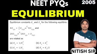 Equilibrium constants K1 and K2 for the following equilibria [upl. by Bradney]