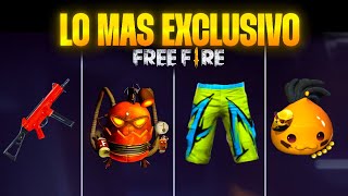 TOP 10 COSAS MÁS EXCLUSIVAS DE FREE FIRE  QUE SOLO EL 1 TIENE   HECTOR S3 [upl. by Akemit311]