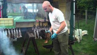 Cooking Arbroath Smokies Fife Show Scotland [upl. by Nilyram]