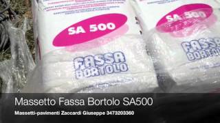 Massetto autolivellante Fassa Bortolo SA500 impresa edile Zaccardi Giuseppe [upl. by Iralam204]