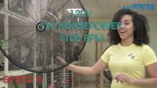 VFANS TPI CACU30P COMMERCIAL PEDESTAL FAN [upl. by Granny]