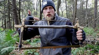 Bushcraft Bucksaw Build [upl. by Adimra]