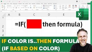 Excel IF Color is Then  IF Formula Based on Cell Color  Two Methods that Auto Update [upl. by Rolo268]