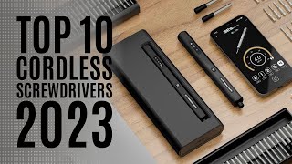 Top 10 Best Cordless Mini Electric Screwdrivers of 2023  Precision Screwdriver Kit Repair Tool [upl. by Tedmann467]