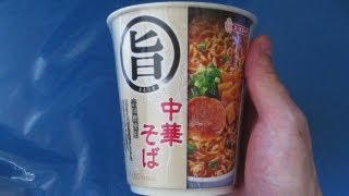 夜食動画 まる旨 中華そば エースコック カップラーメン Instant Cup Ramen Soy Sauce Flavor [upl. by Templa497]