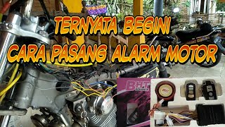 Ternyata Begini Pasang Alarm Motor Honda GL [upl. by Kado960]