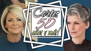 NUEVOS CORTES 2024 Cabello CORTO MUJER 50 años y más Tendencia Femenina [upl. by Burhans]