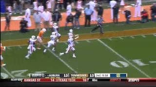 11092013 Auburn vs Tennessee Football Highlights [upl. by Lesab318]