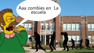 Como sobrevivir a un apocalipsis zombie en la escuela🏫 [upl. by Asiat]