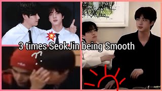 TaeJin 3 times Seokjin being smooth if TaeJin is just a FaNsErViCe then why so SECRECY [upl. by Lipps825]