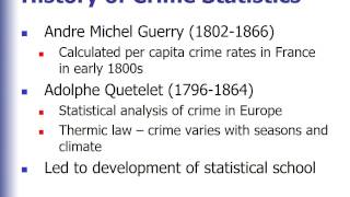 Criminology Chapter 2 Lecture [upl. by Casimire]