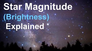 Star Magnitude Brightness Explained [upl. by Sorilda758]